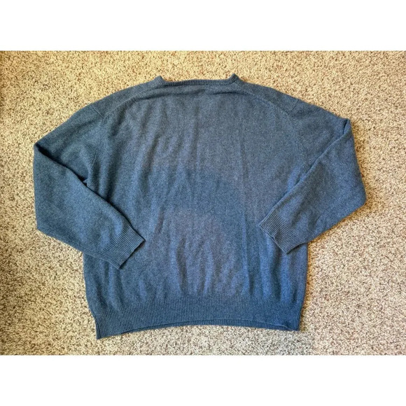NORTHERN ISLES 100% CASHMERE sweater, XL, V Neck - Picture 8 of 10